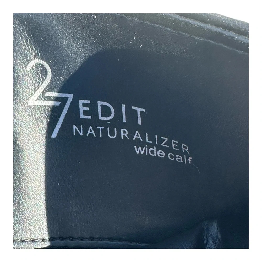 Naturalizer Women's 27 Edit Edda Wide Calf in Black. Sz; 7.5 - Picture 12 of 13